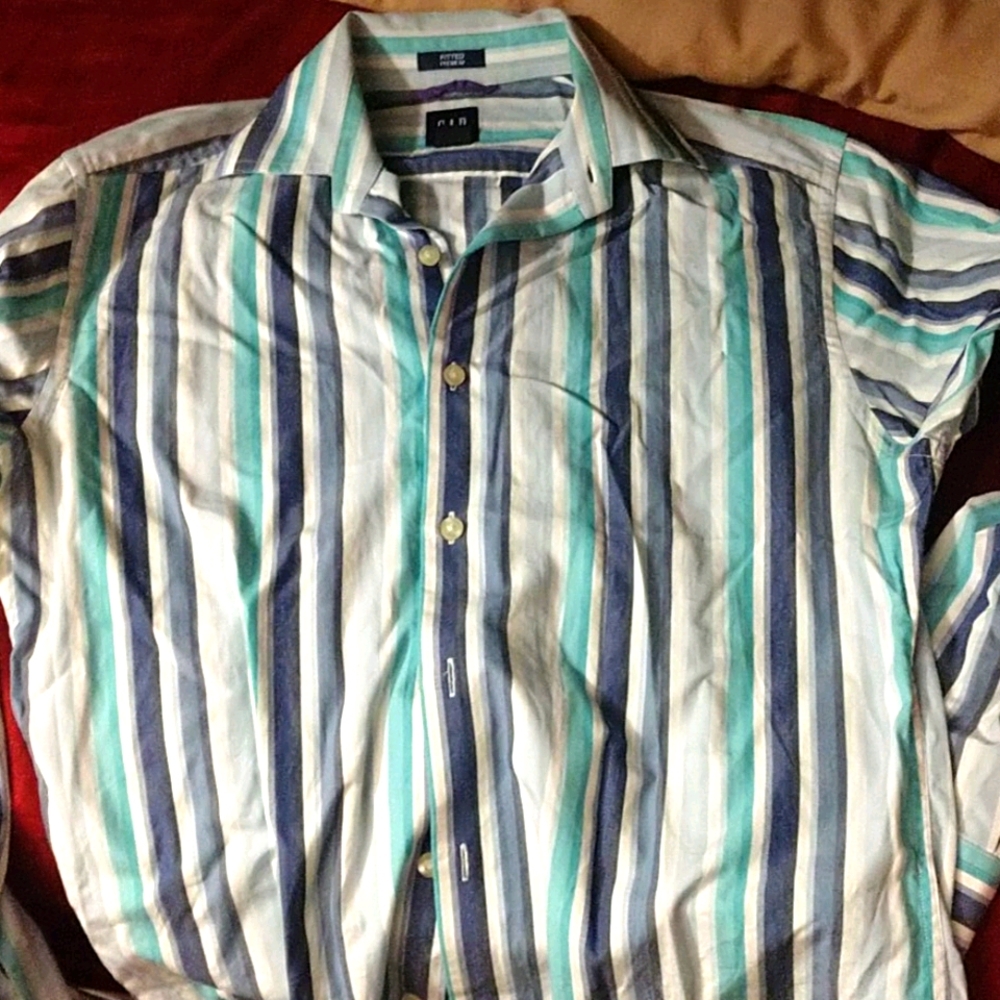 Men's small Gap long sleeve striped shirt
